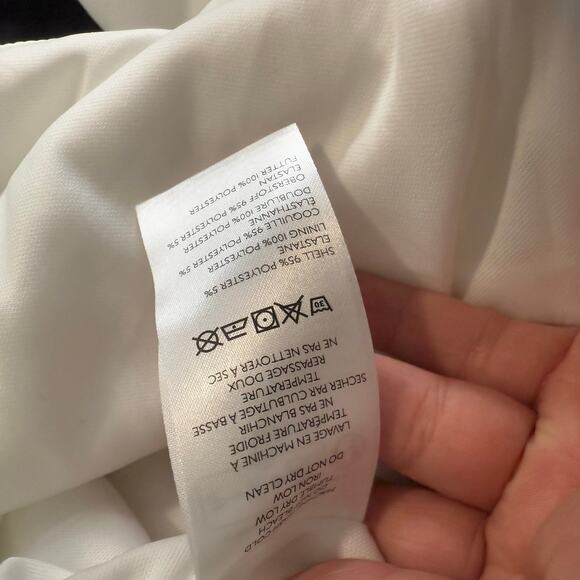 BHLDN Blake Square-Neck Stretch Crepe Maxi Dress, S, White - Picture 6 of 6